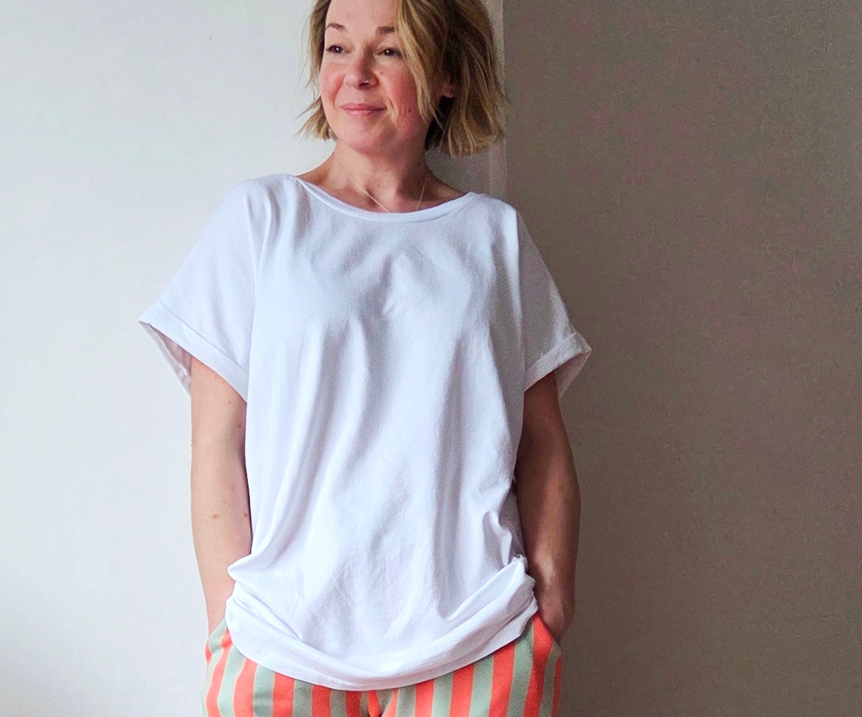 Turned Sleeve T-shirt