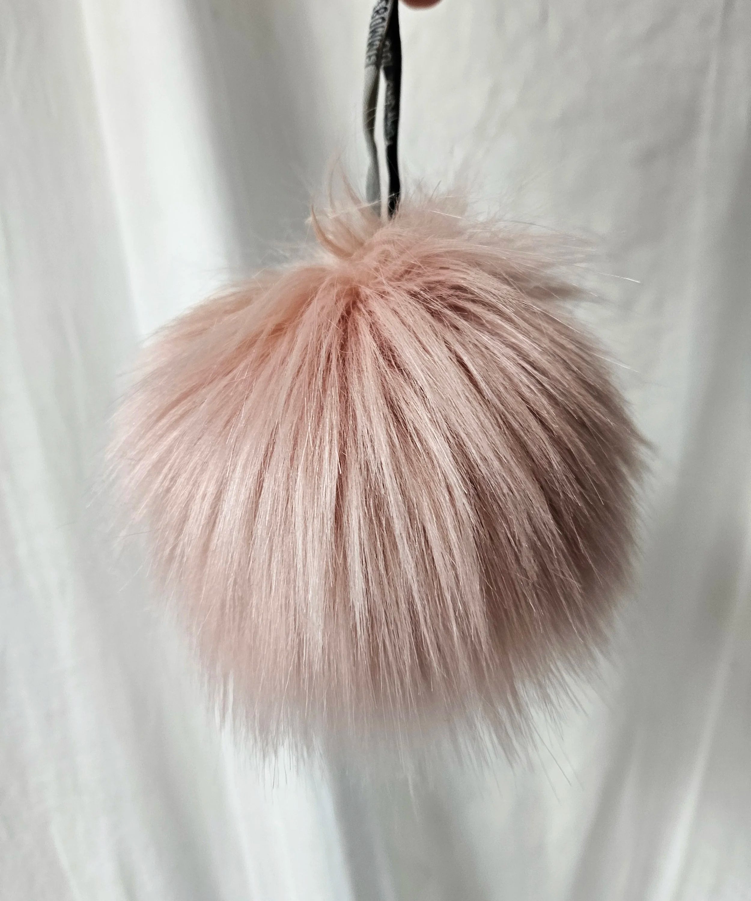 Faux fur pompoms