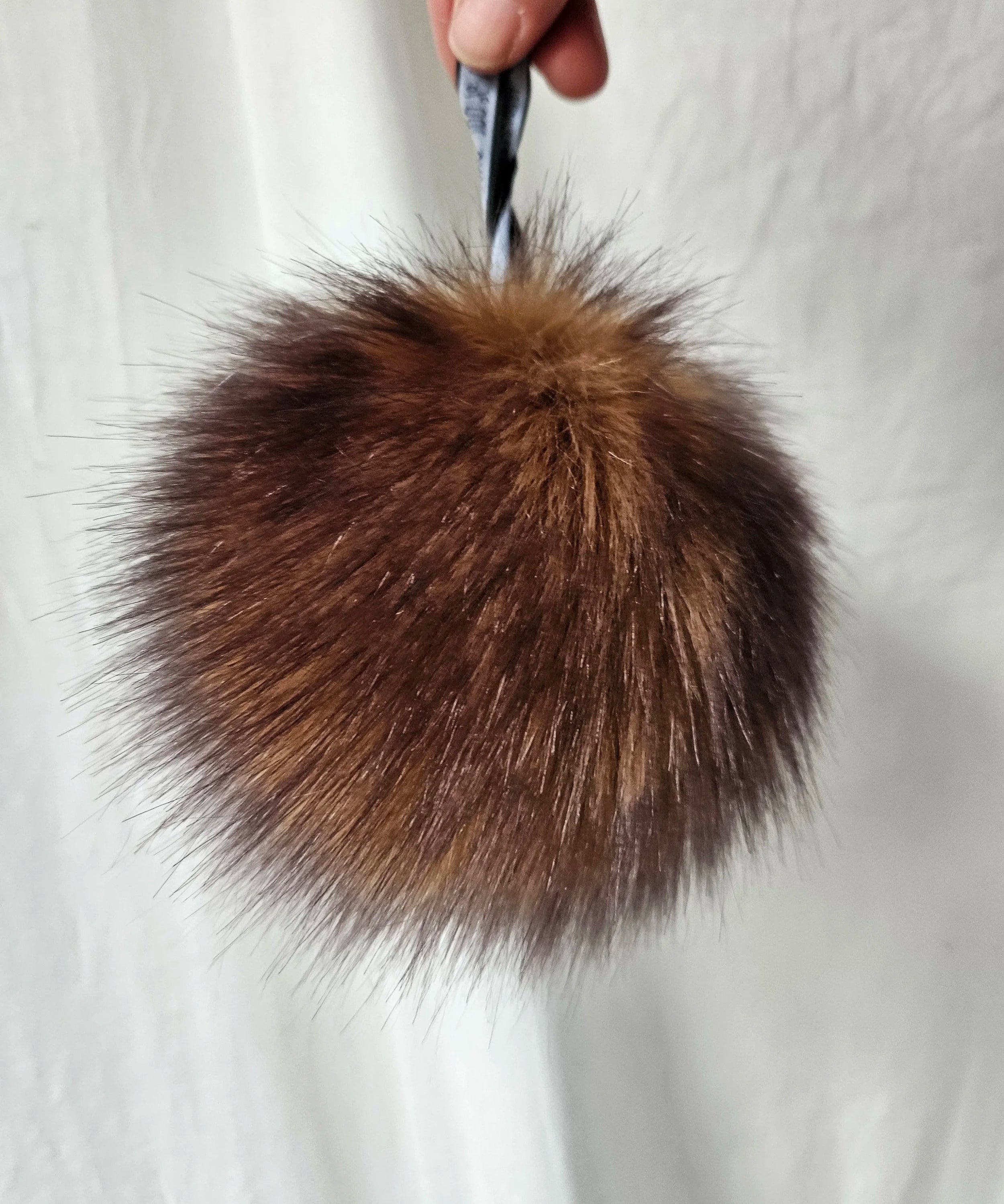 Faux fur pompoms