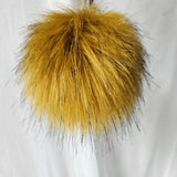 Faux fur pompoms