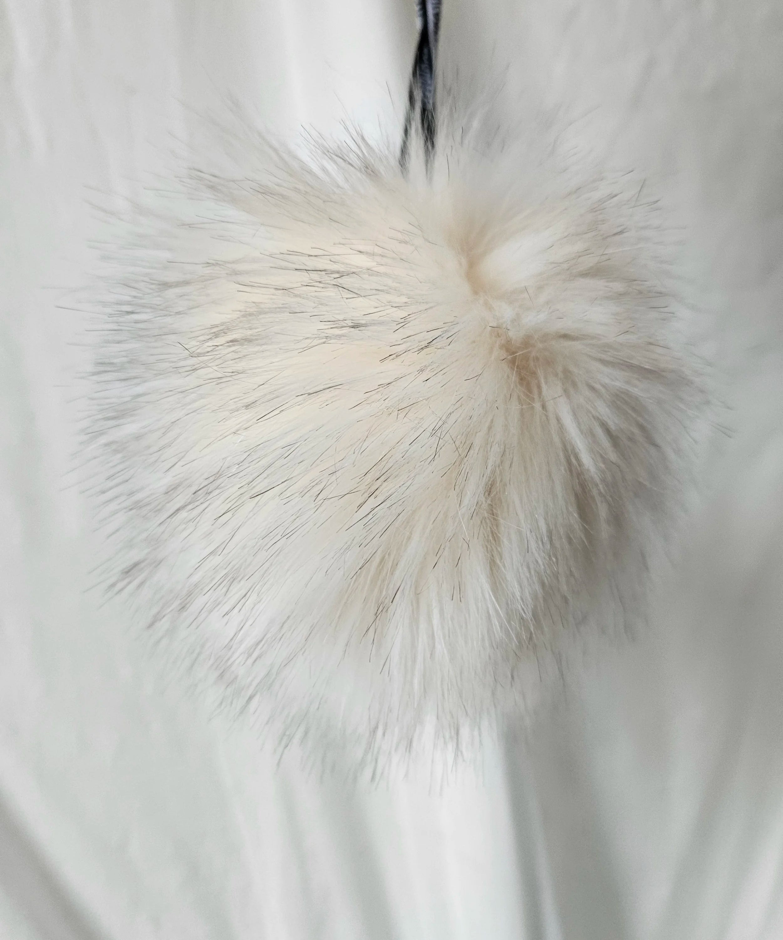 Faux fur pompoms