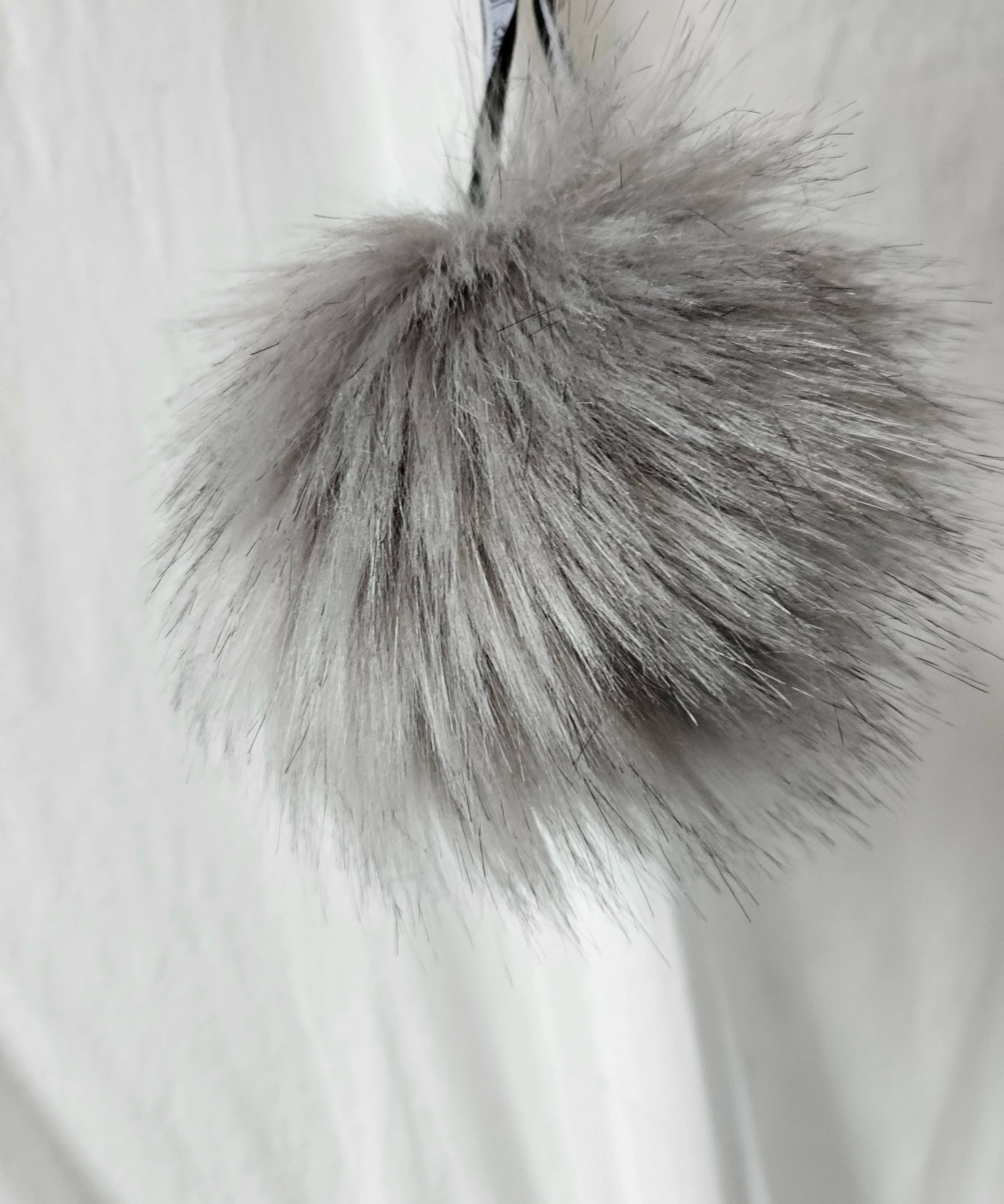 Faux fur pompoms