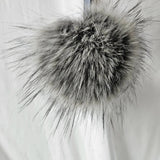 Faux fur pompoms