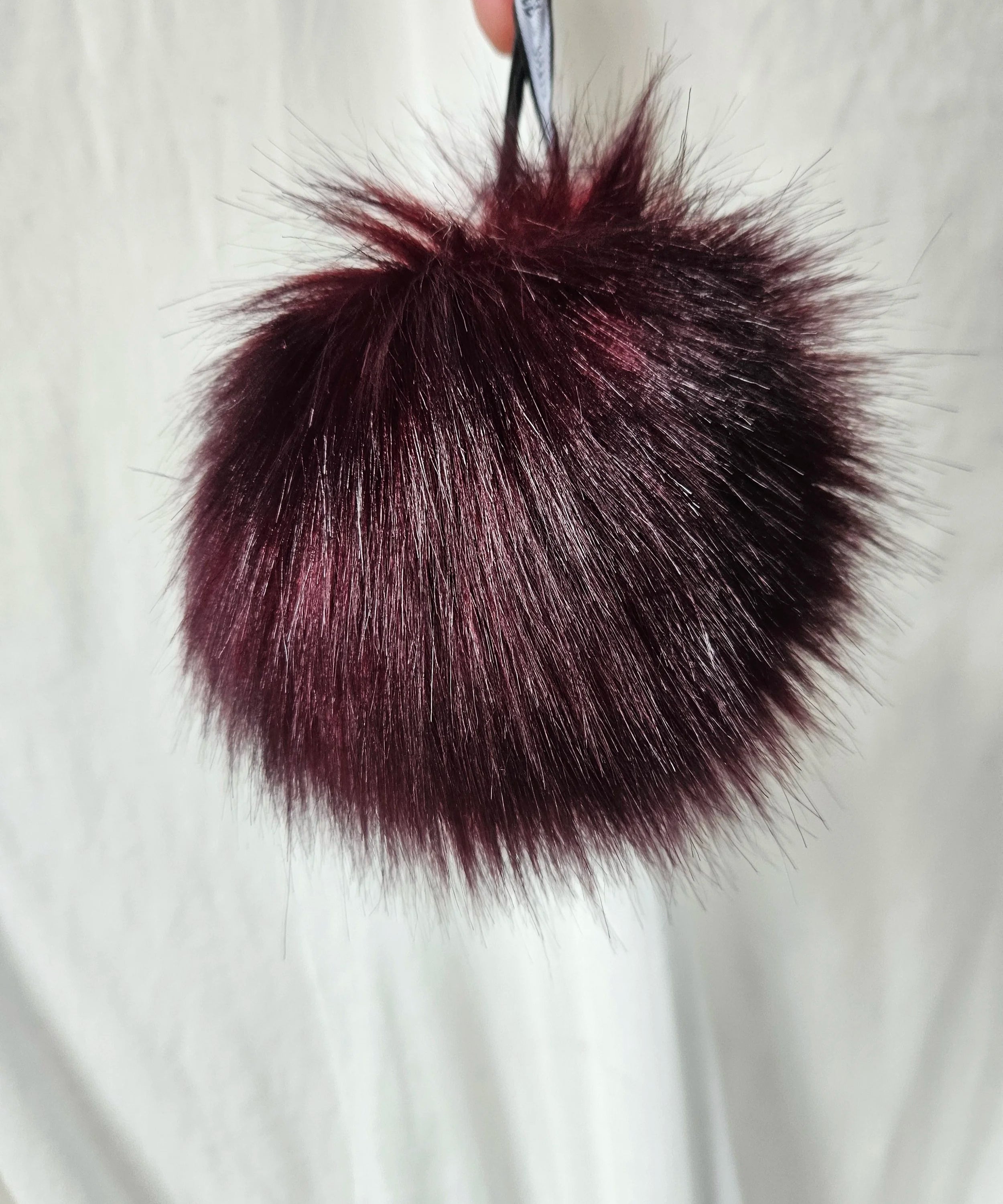 Faux fur pompoms