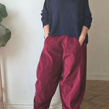 Velvet trousers