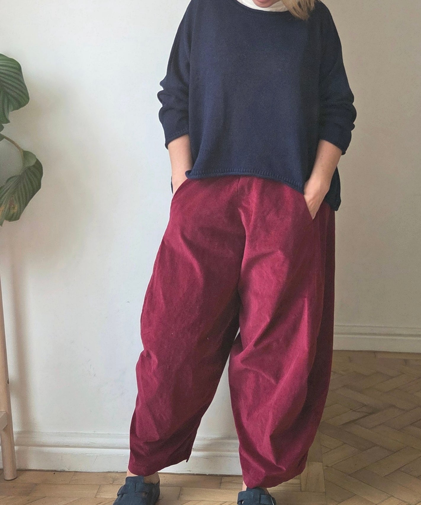 Velvet trousers