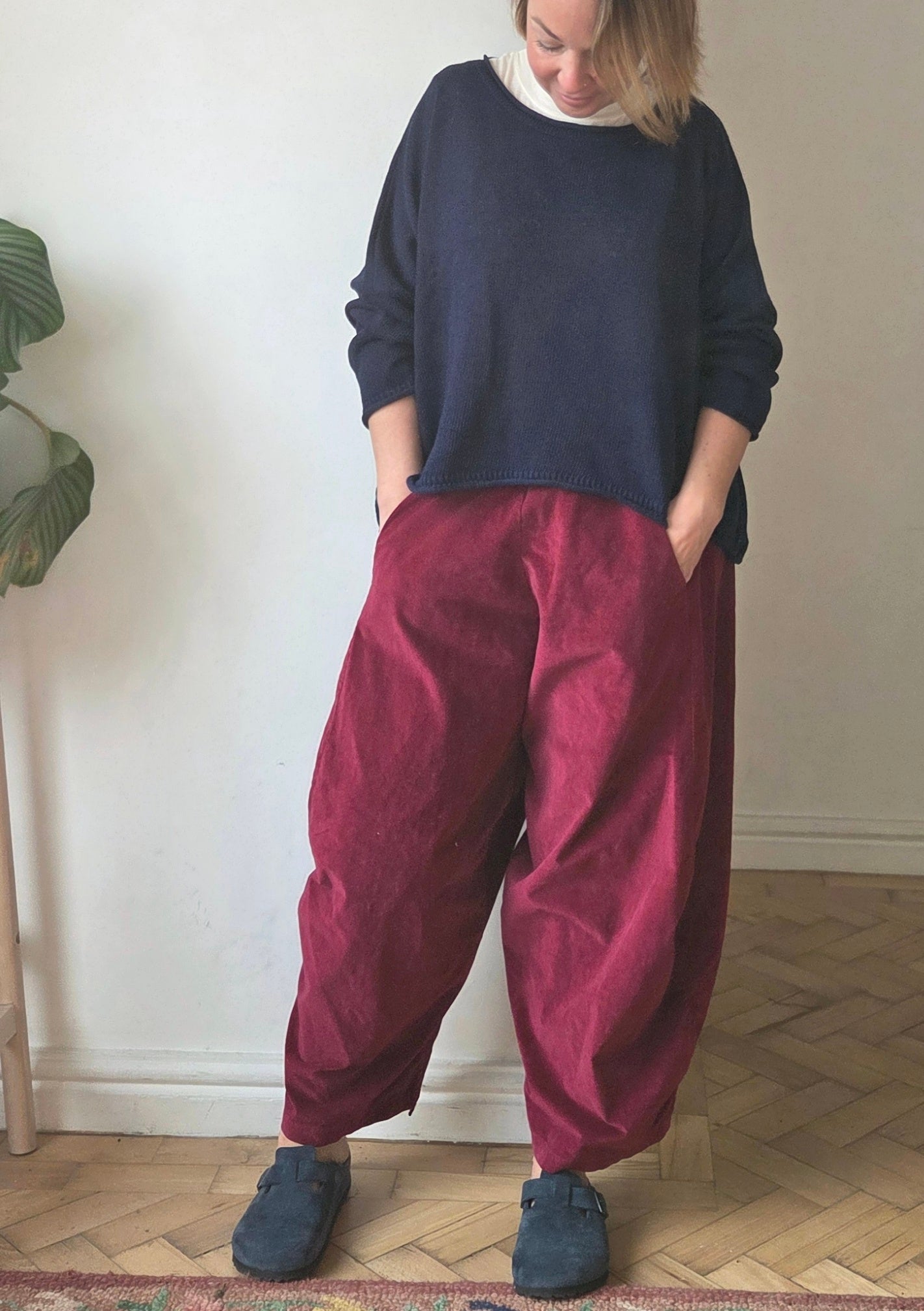 Velvet trousers