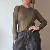 Autumn Mesh Top