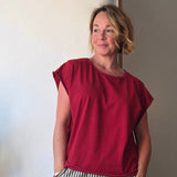 Cap sleeve t shirt