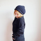 Chunky simple slouch hat