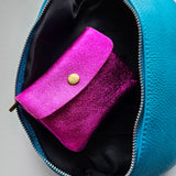 Leather coin purse