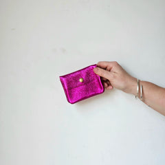 Leather coin purse