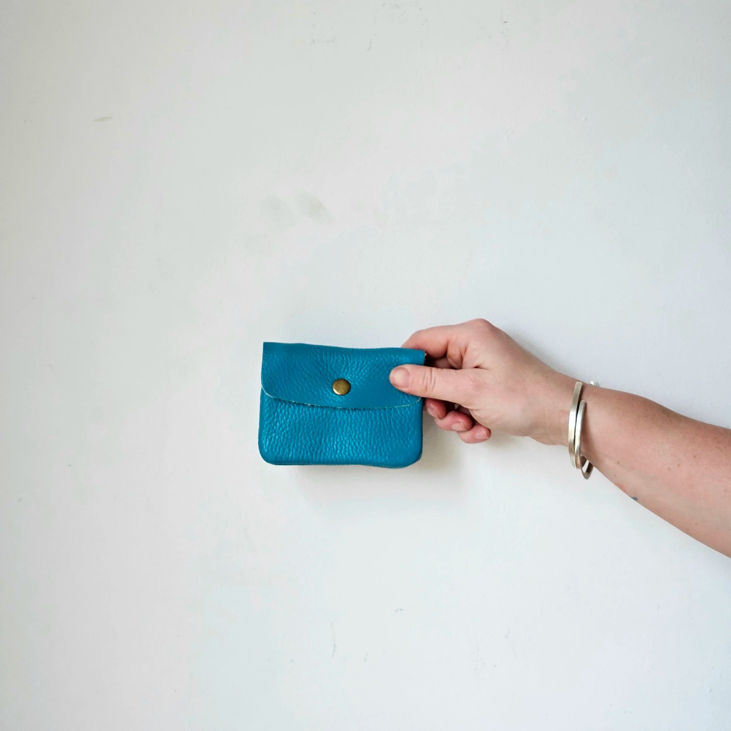 Leather coin purse