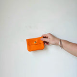 Leather coin purse
