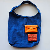 Suede shoulder bag