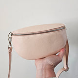 Leather sling bag