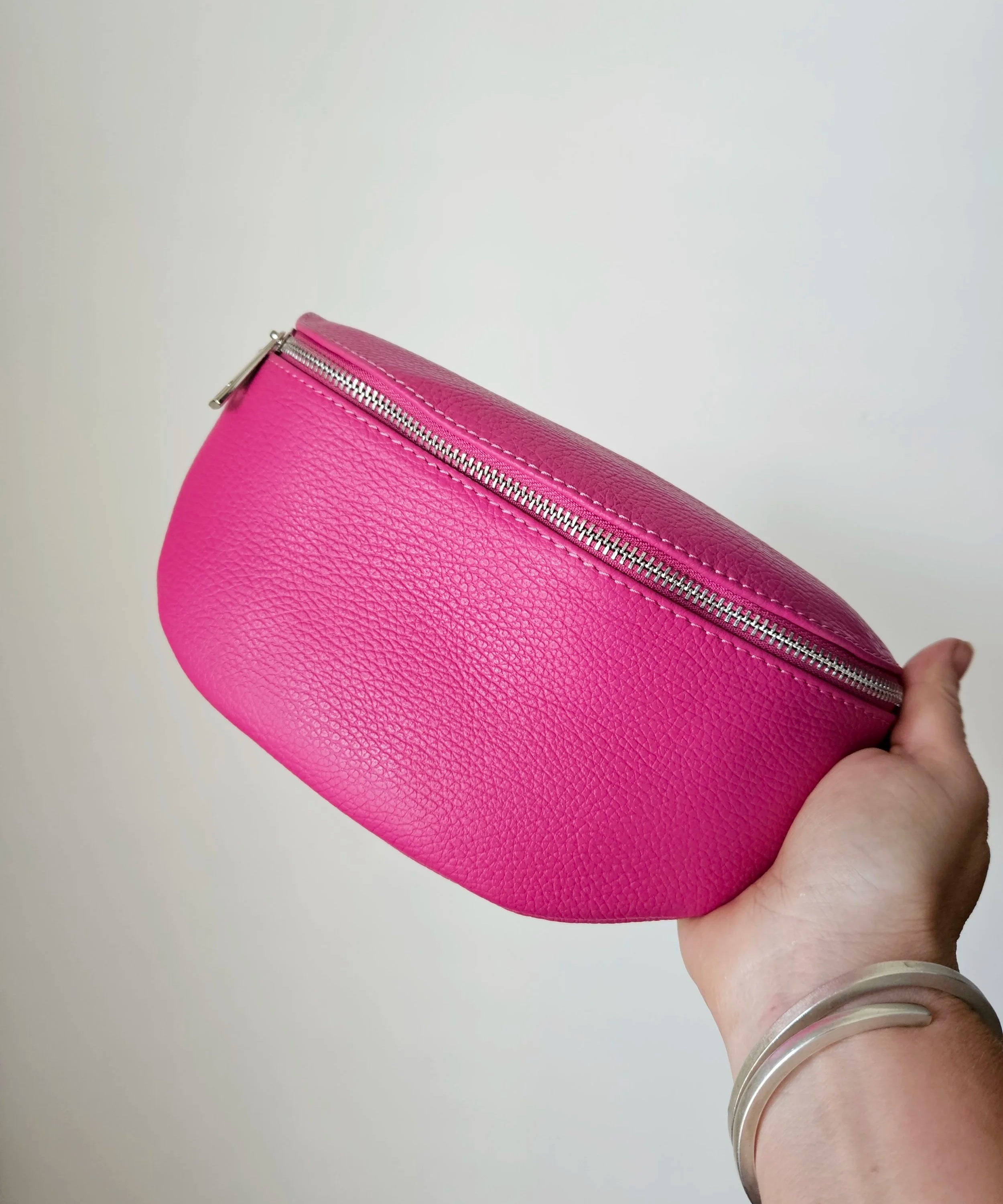 Leather sling bag