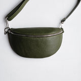 Leather sling bag