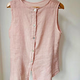 sleevless Linen top