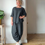 Ara cropped trousers - linen