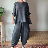 Ara cropped trousers - linen