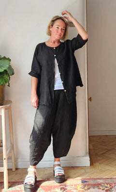 Ara linen top from So Satsuma Clothing UK.