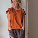 Cap sleeve t shirt