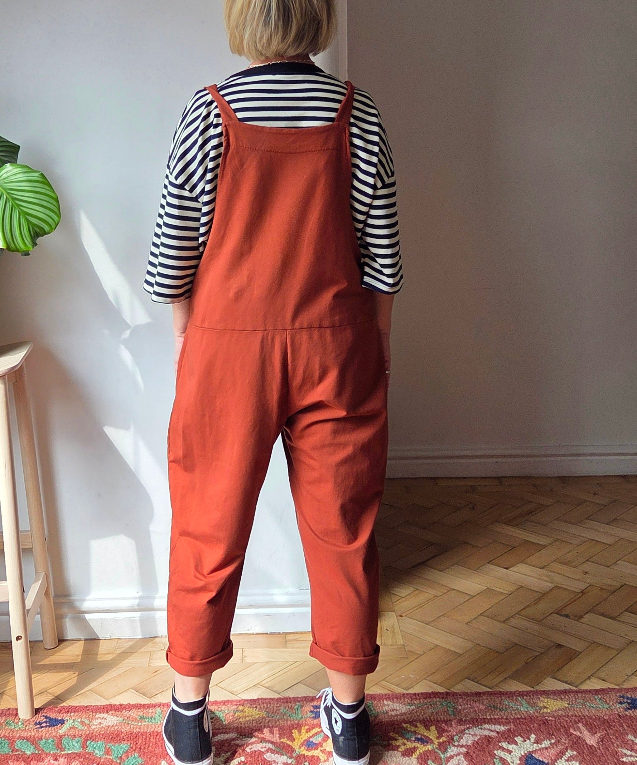 Jersey dungarees