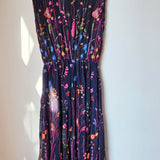 Wild flower silk blend dress