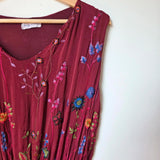 Wild flower silk blend dress