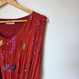 Wild flower silk blend dress