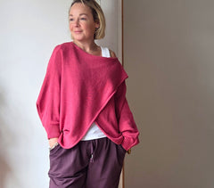 Cross front jumper from So Satsuma Clothing UK.