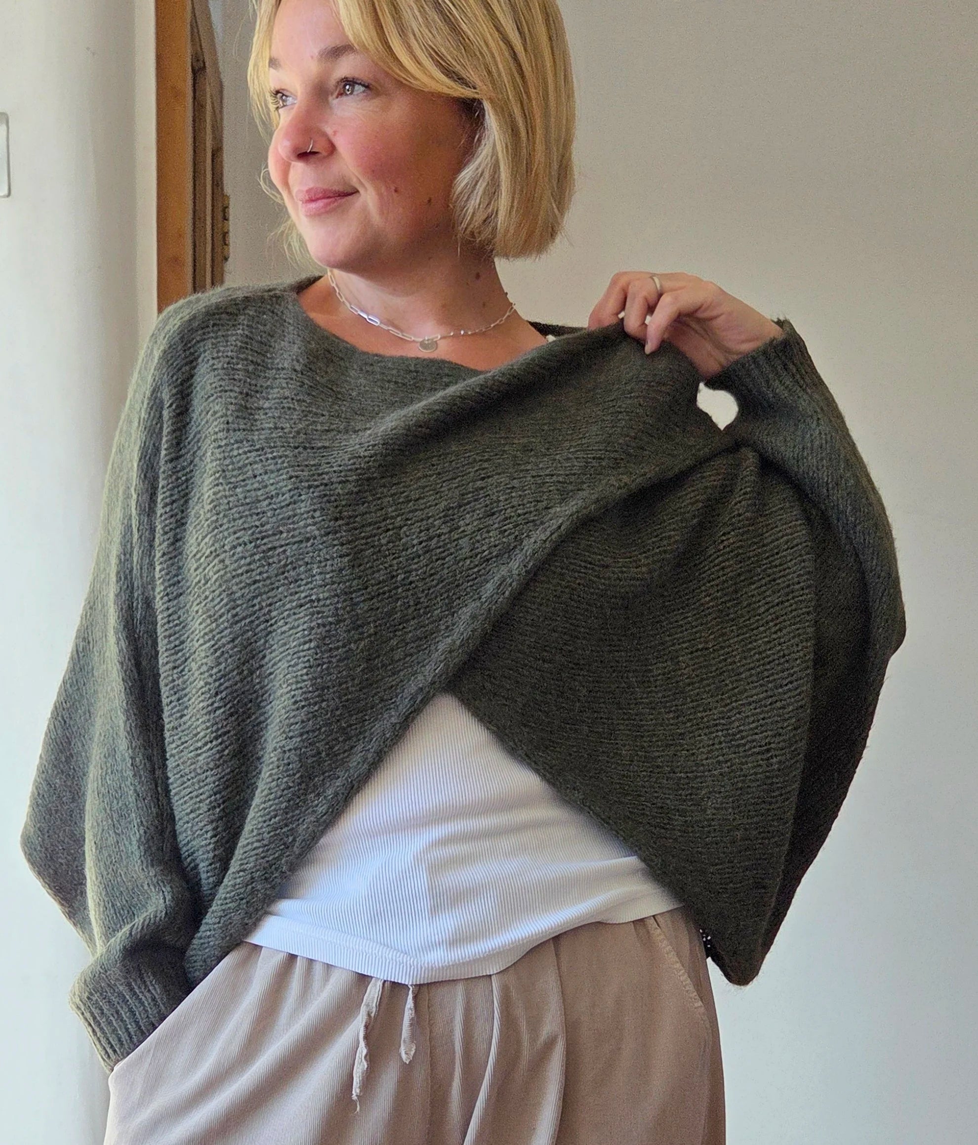 Winter Cross Front Jumper