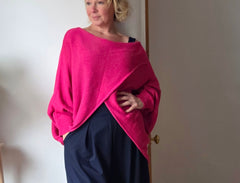 Cross front jumper from So Satsuma Clothing UK.