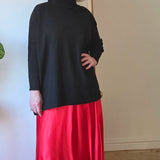 Oversize roll neck jumper