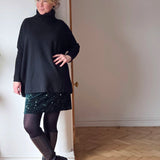 Oversize roll neck jumper