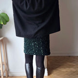 Oversize roll neck jumper