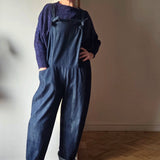 Denim dungarees