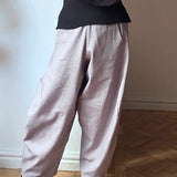 Cropped barrel leg jeans - colour