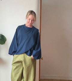 The jersey cross front jumper