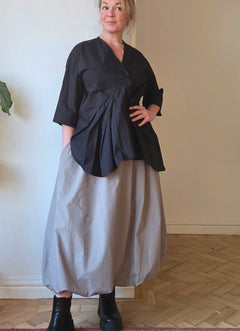 Bubble hem cotton skirt from So Satsuma Clothing UK.