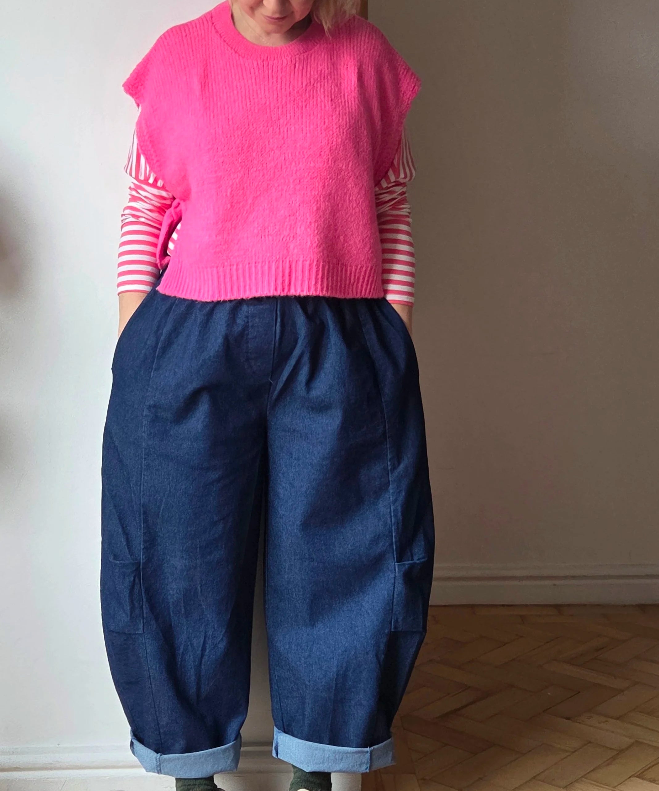 Knitted tabard