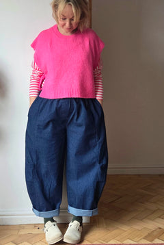 Knitted tabard from So Satsuma Clothing UK.