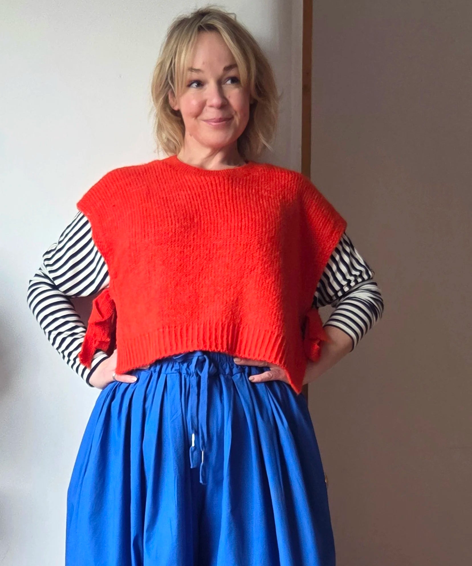 Knitted tabard