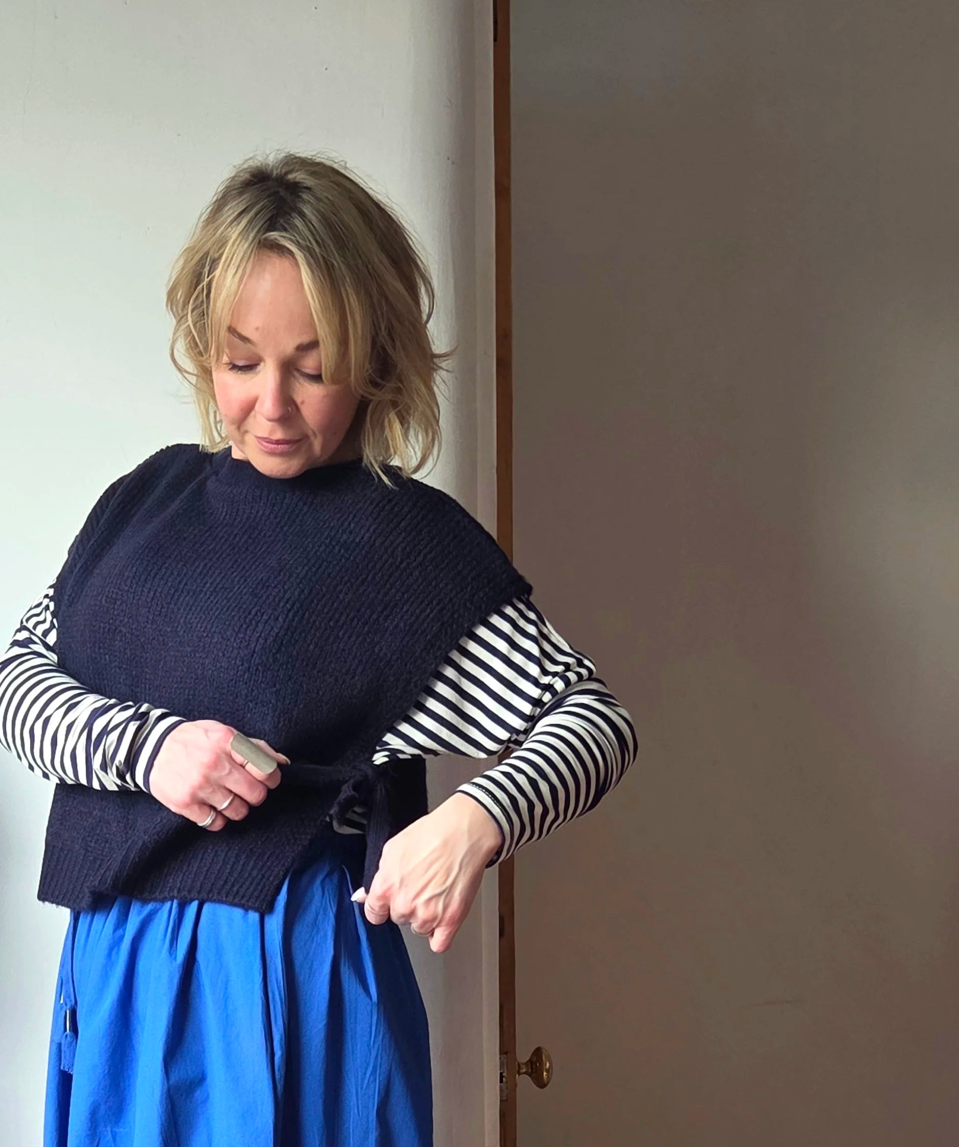 Knitted tabard
