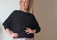 The baby cross front jumper (cotton blend) from So Satsuma Clothing UK.