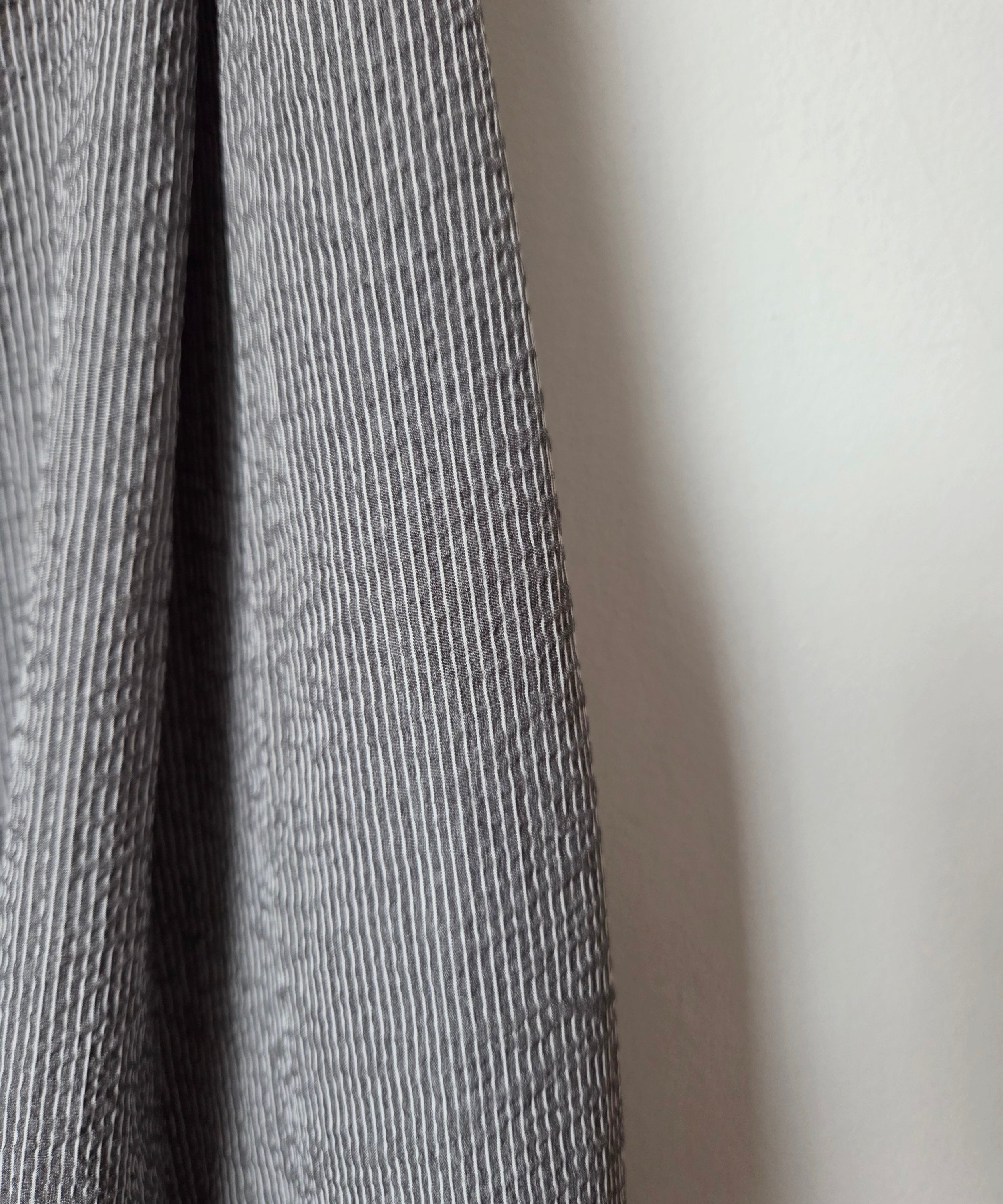 Fine stripe balloon trousers from So Satsuma Clothing UK.