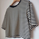 Boxy striped t-shirt