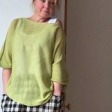 Fine knit top