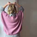 Oversized knitted vest top